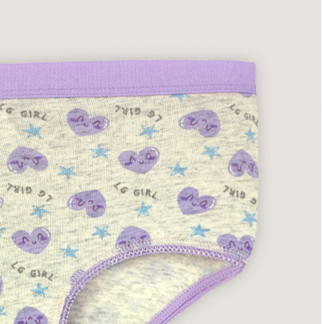 Calzón Cuadro Niña Algodón Lady Genny | Comodidad Total-1