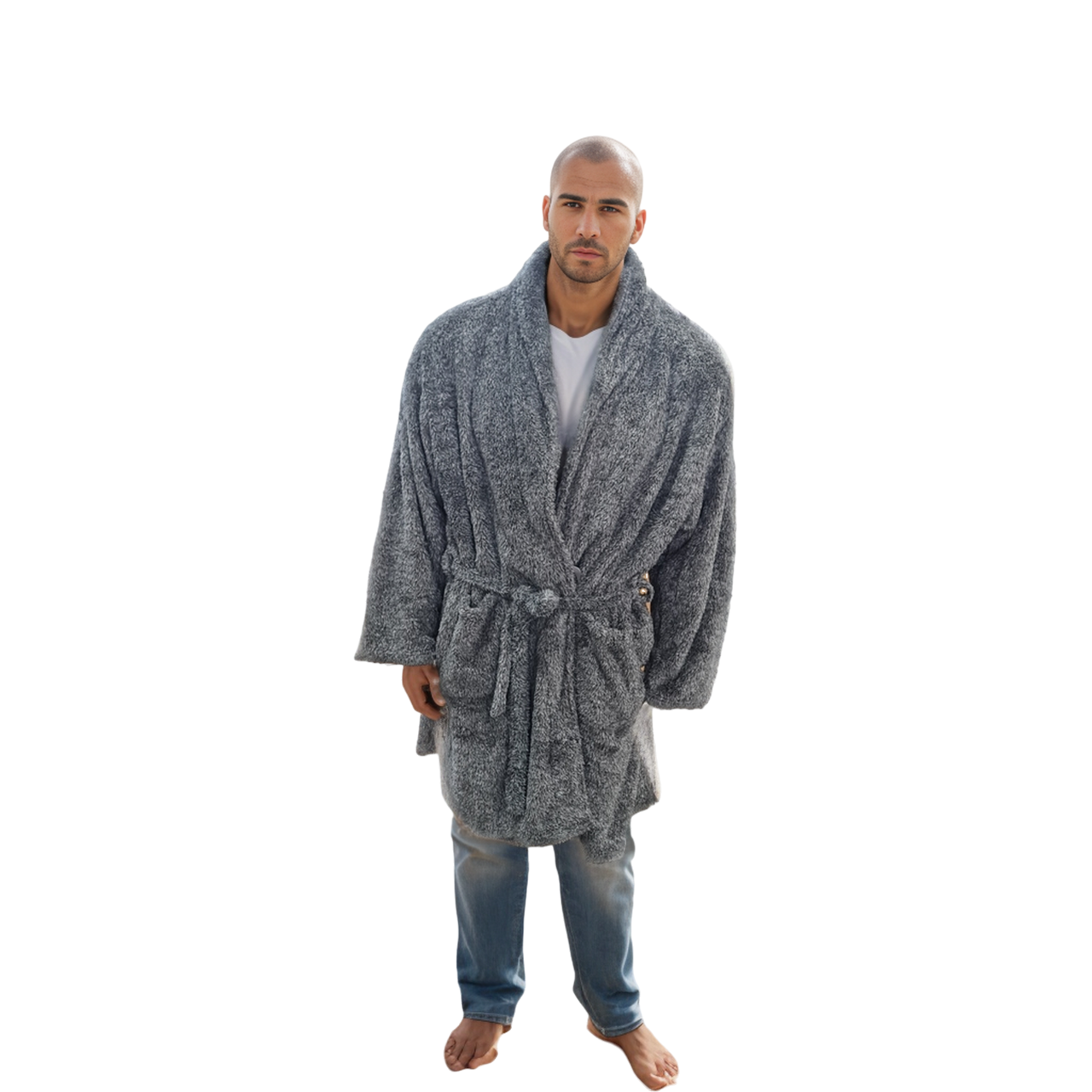 BATA INVERNAL CON CINTURON HOMBRE ZHAR-0
