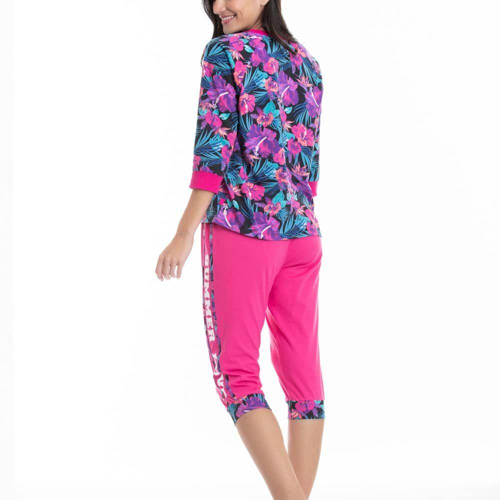 Pijama Capri de Cotton Verano-1