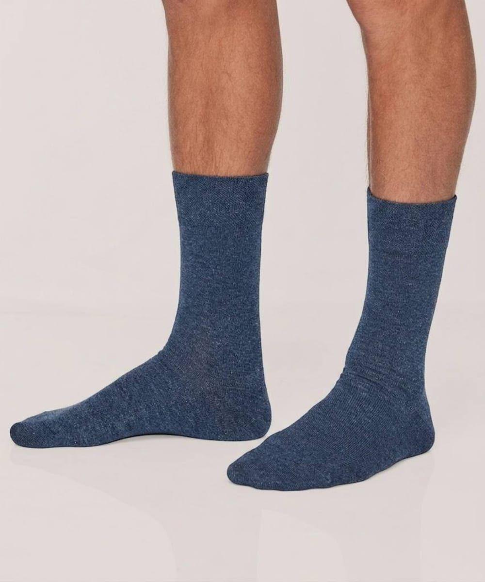 Calcetín Algodón Largo Americano | Confort Diario Masculino-1