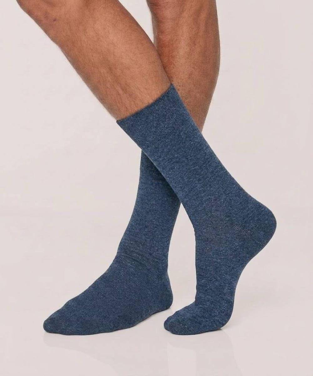 Calcetín Algodón Largo Americano | Confort Diario Masculino-3