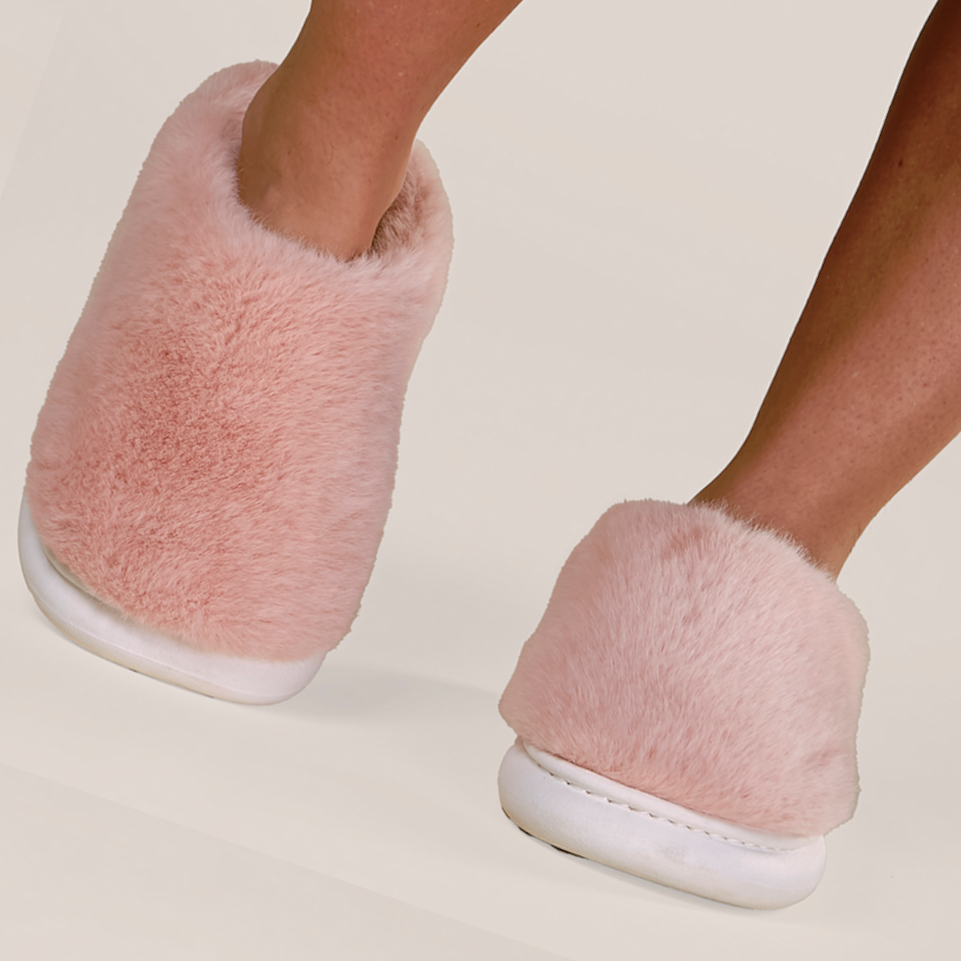 Slipper Mujer Ultra Suave | Pantuflas Pelo Largo-1