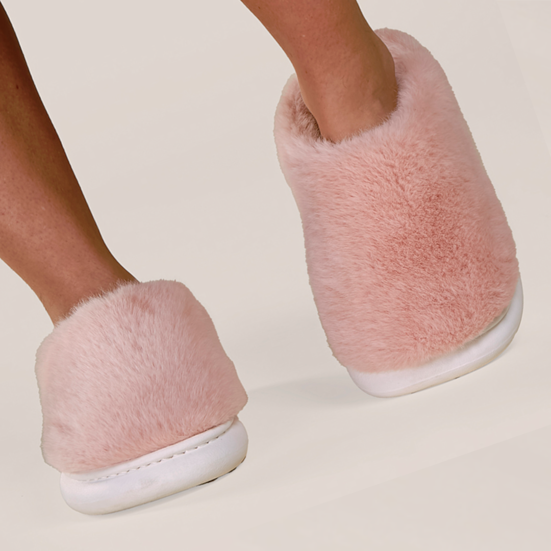 Slipper Mujer Ultra Suave | Pantuflas Pelo Largo-2