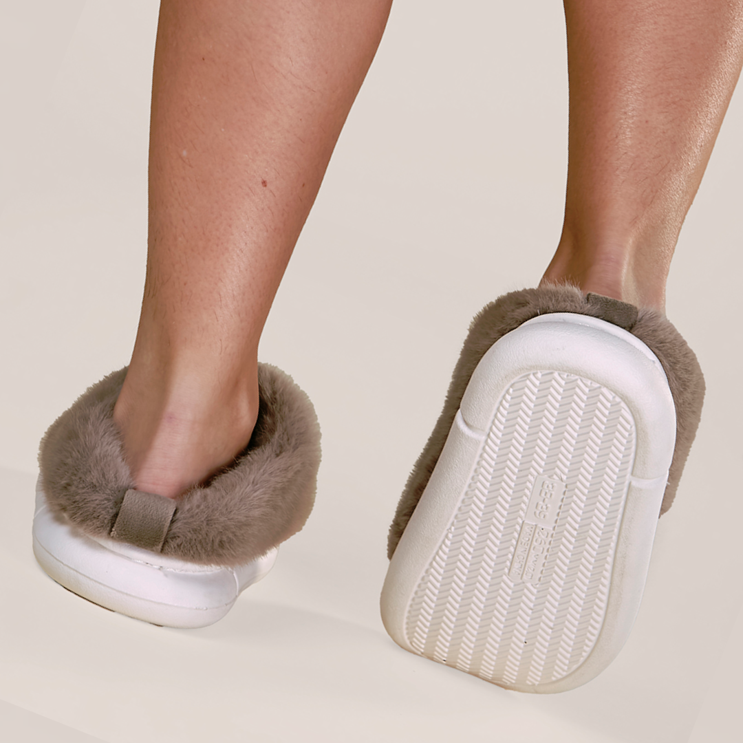Slipper Mujer Ultra Suave | Pantuflas Pelo Largo-3