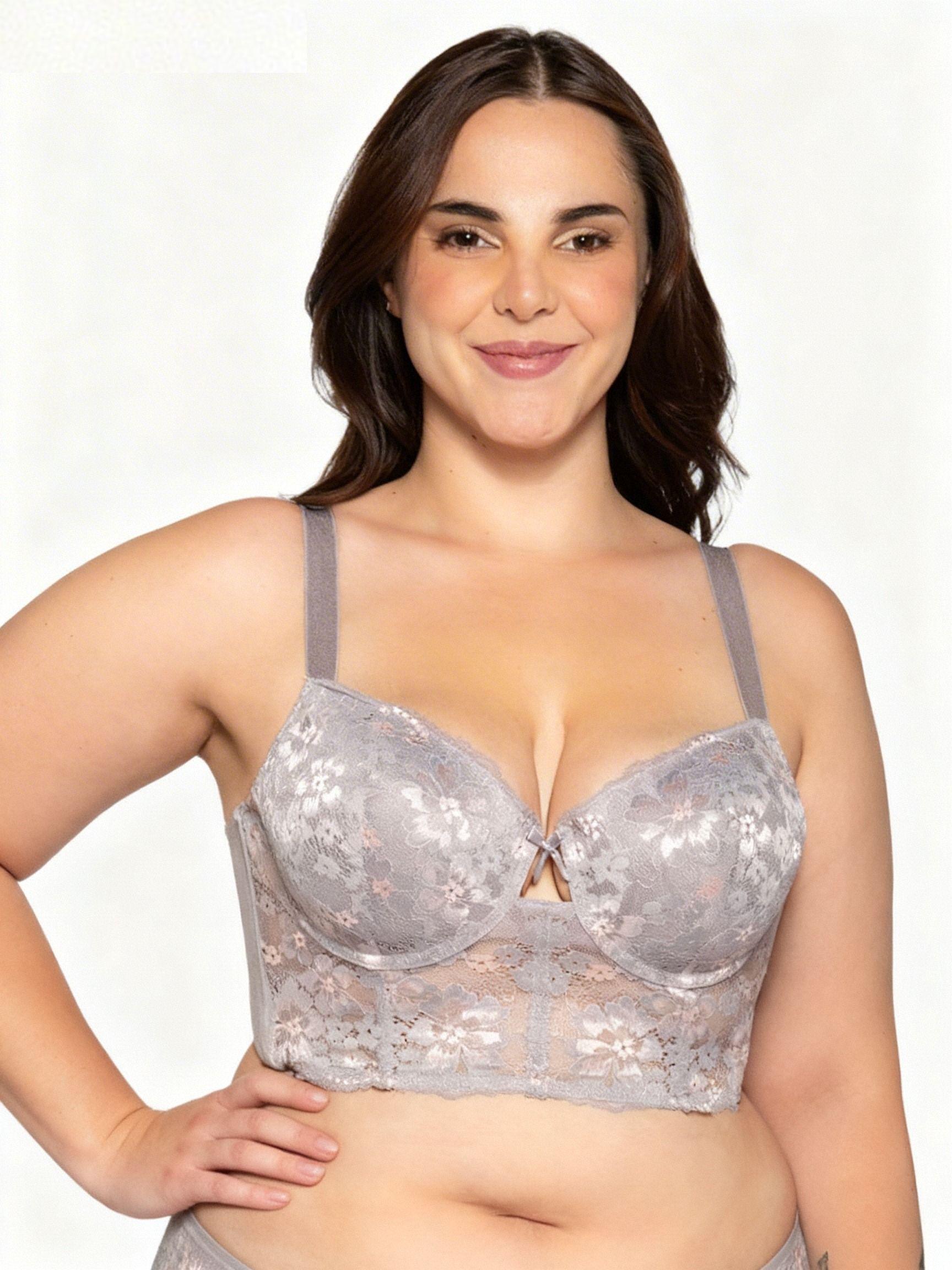 Sostén Encaje Powernet con Soft Poliamida Mujer Lady Genny-6