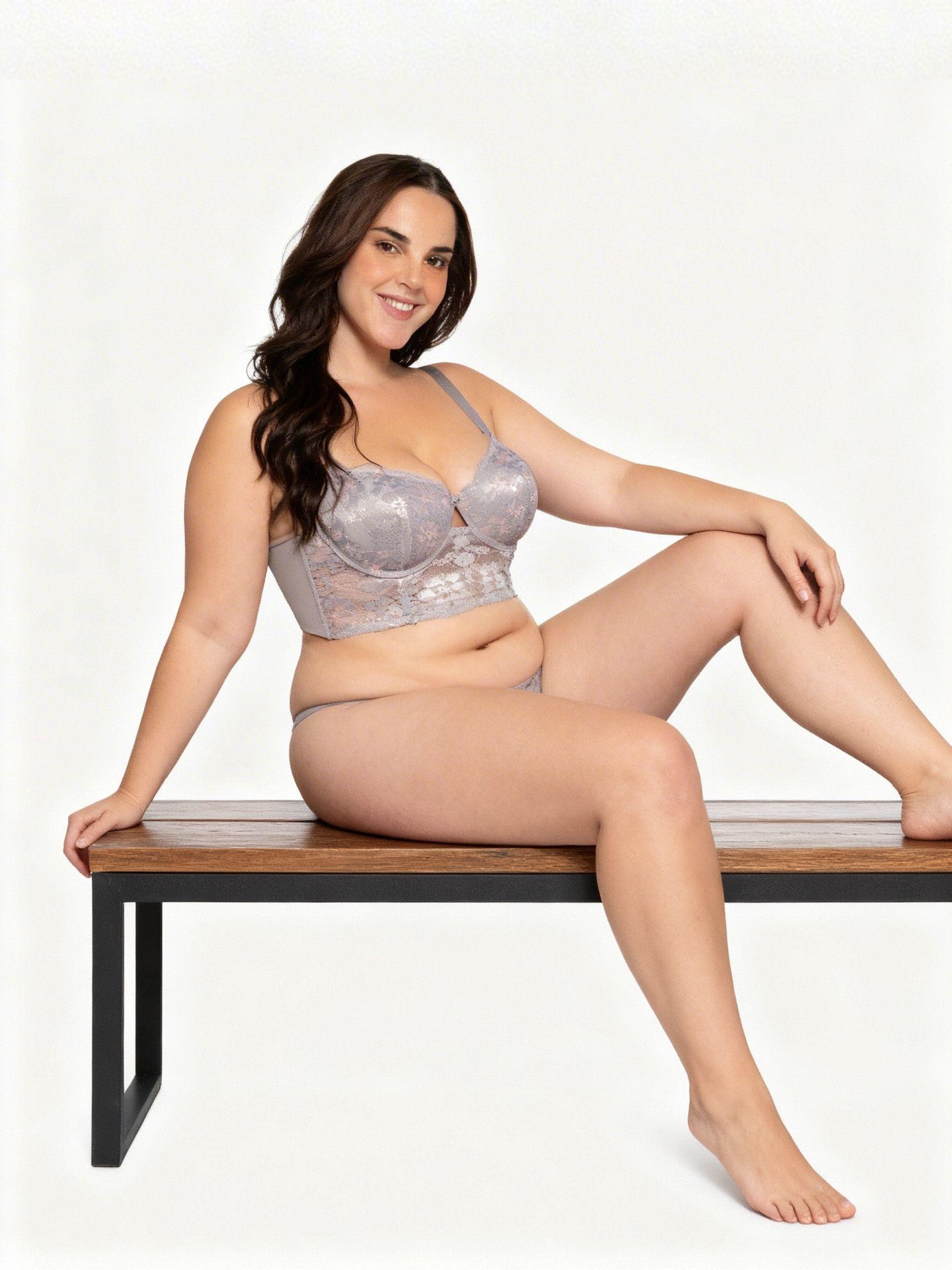Sostén Encaje Powernet con Soft Poliamida Mujer Lady Genny-8