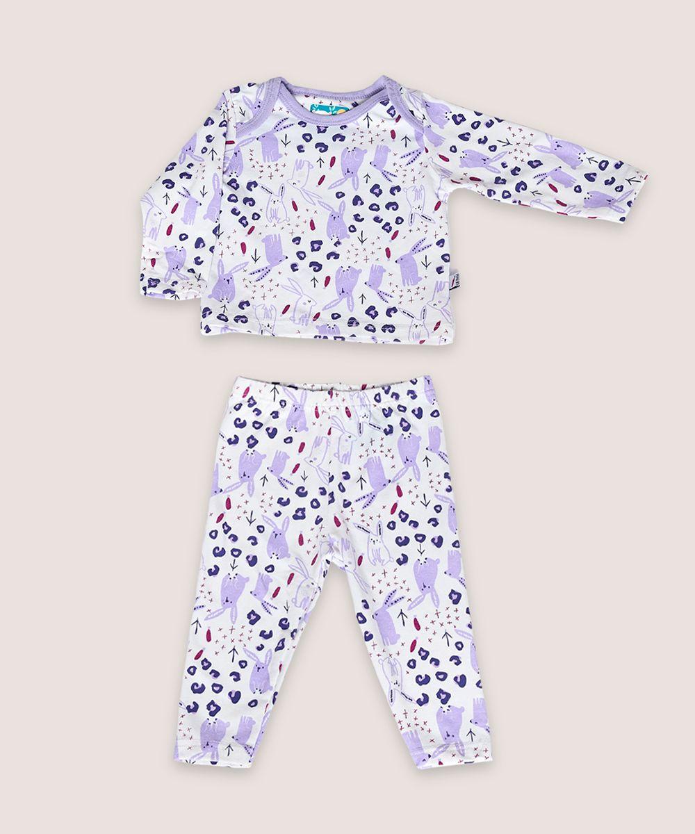 Pijama 2 Piezas De Algodón Para Bebé-2