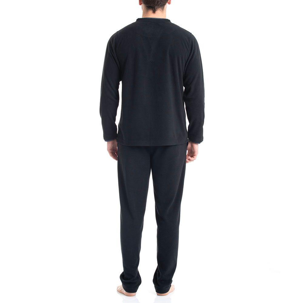 Pijama Clásico Micropolar Lady Genny-2