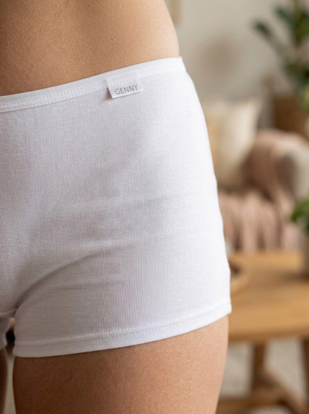 Calzones de Algodón Liso Mujer Lady Genny-7