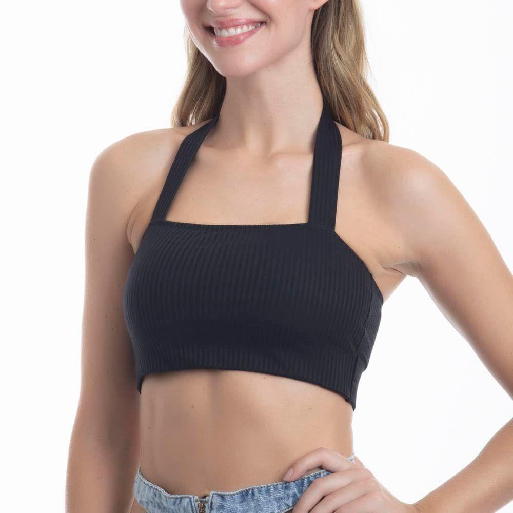 Sostén Rib Sin Arco Poliéster Mujer LADY GENNY-0