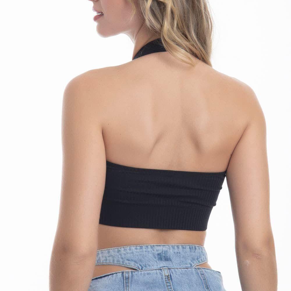 Sostén Rib Sin Arco Poliéster Mujer LADY GENNY-1