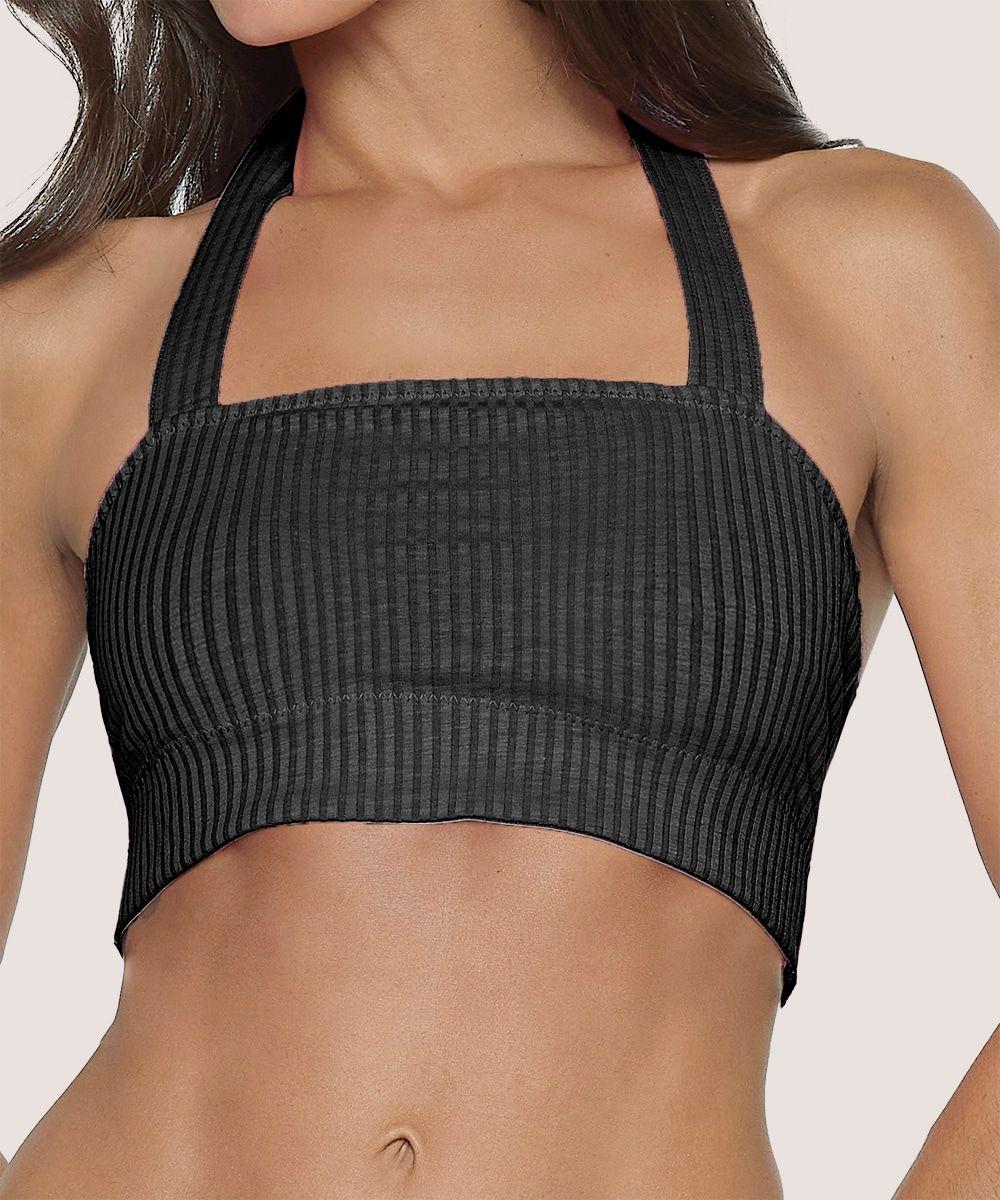Sostén Rib Sin Arco Poliéster Mujer LADY GENNY-2