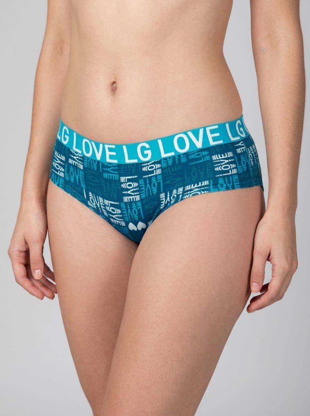 Calzón Algodón Tiro Medio Estampado Mujer LADY GENNY-2