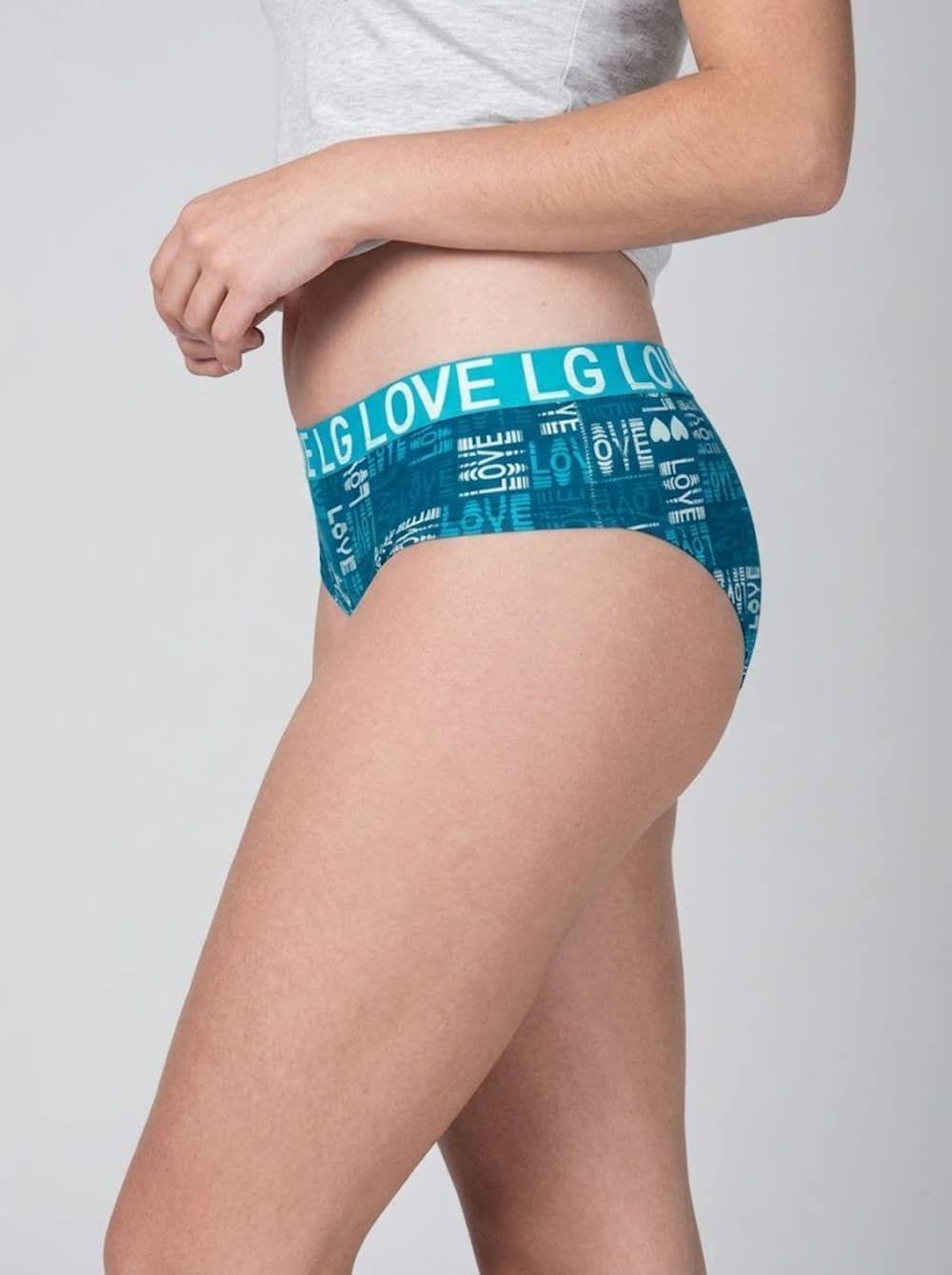 Calzón Algodón Tiro Medio Estampado Mujer LADY GENNY-3