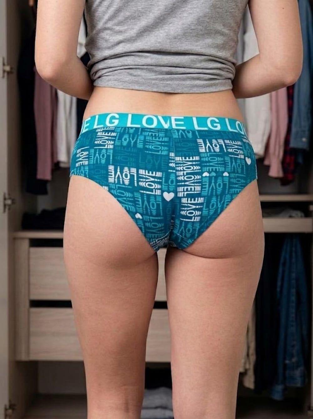 Calzón Algodón Tiro Medio Estampado Mujer LADY GENNY-6