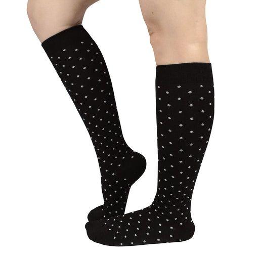 Bucaneras de Compresión Lunares Blancos-0