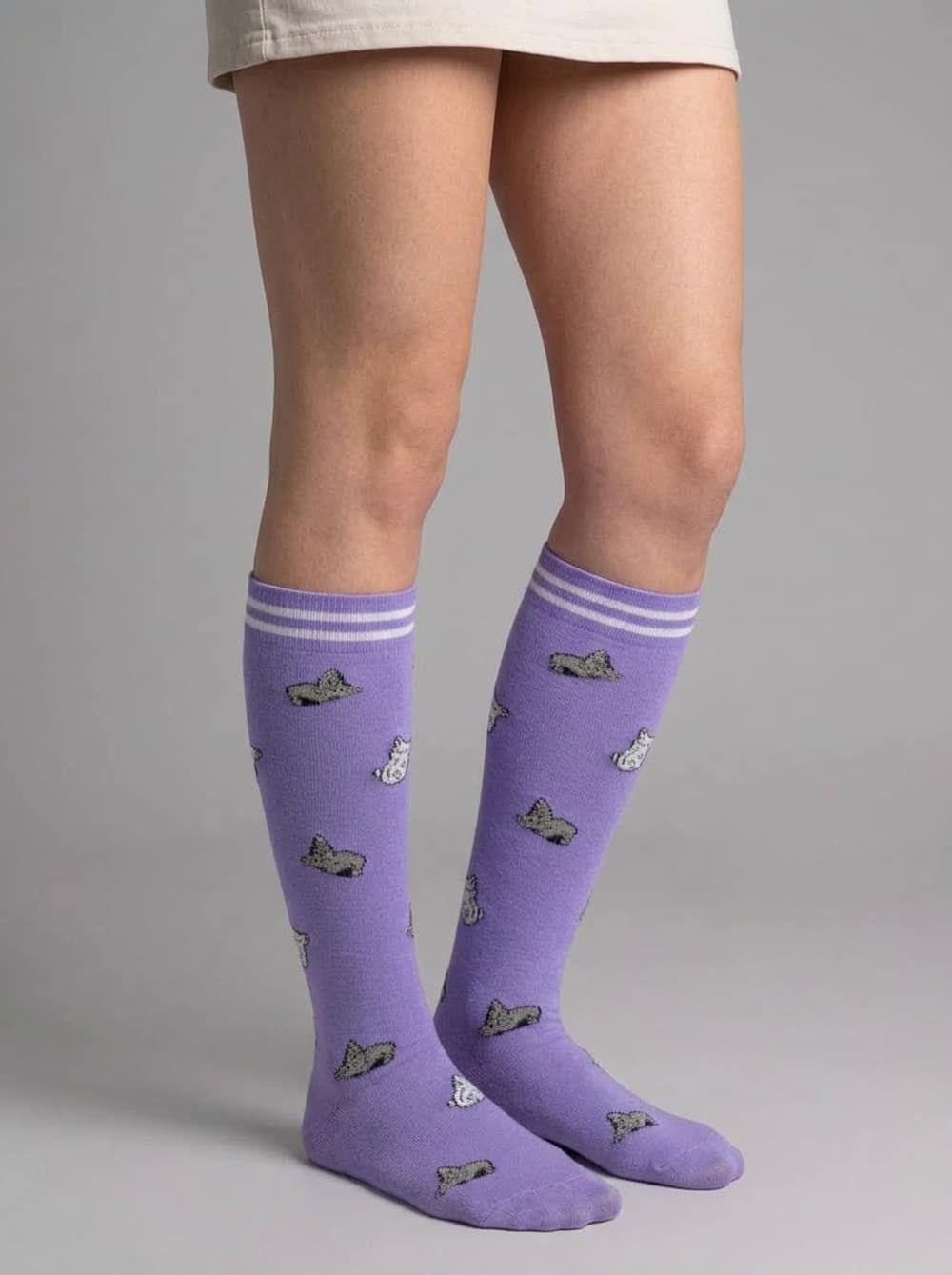 Bucaneras De Compresión Nylon Gatitos Mujer TORNASOL-1