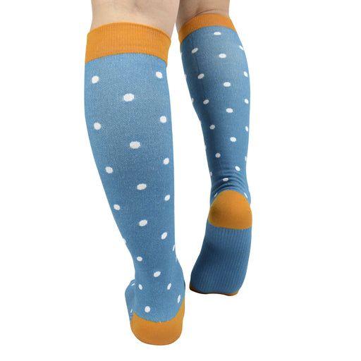 Bucaneras de Compresión Verde con Lunares Blancos-1