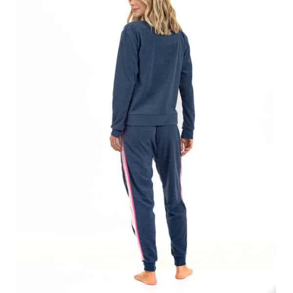 Pijama Micropolar Floral Confort-2