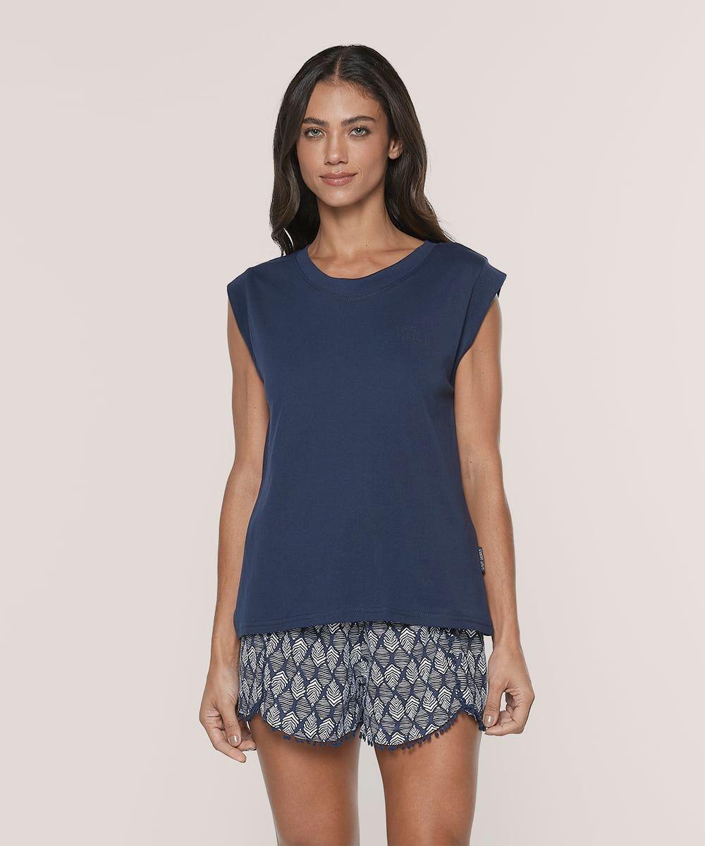 Pijama Algodón Tribal Verano | Frescura y Estilo-0