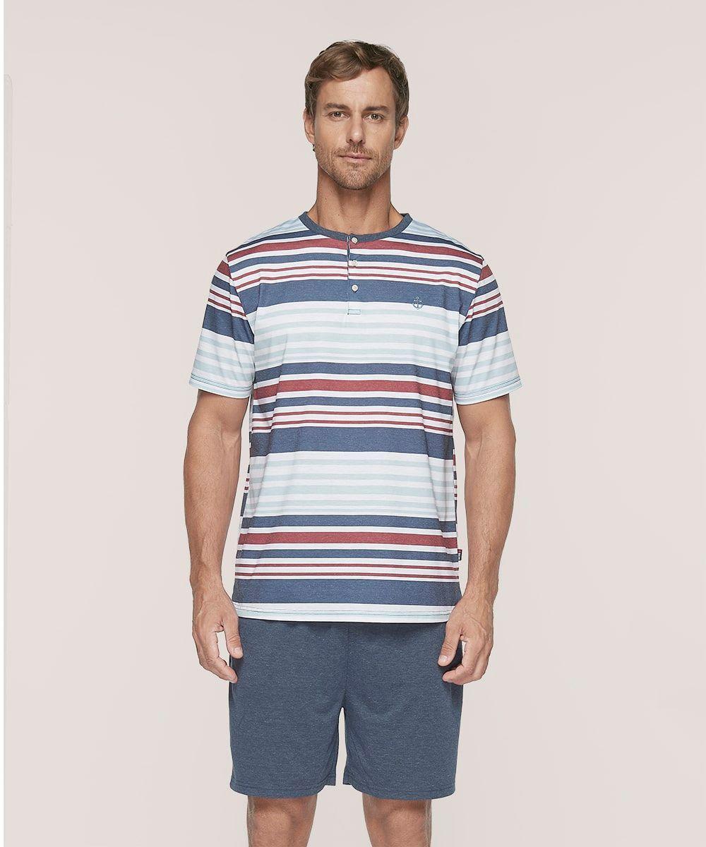 Pijama Cotton Rayas Hombre | Frescura y Confort-0