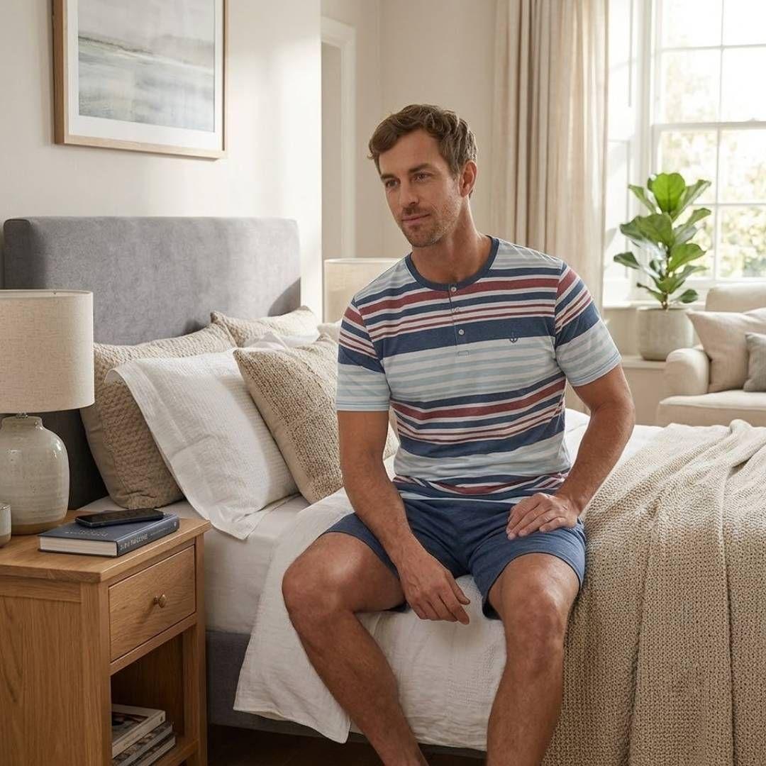 Pijama Cotton Rayas Hombre | Frescura y Confort-5