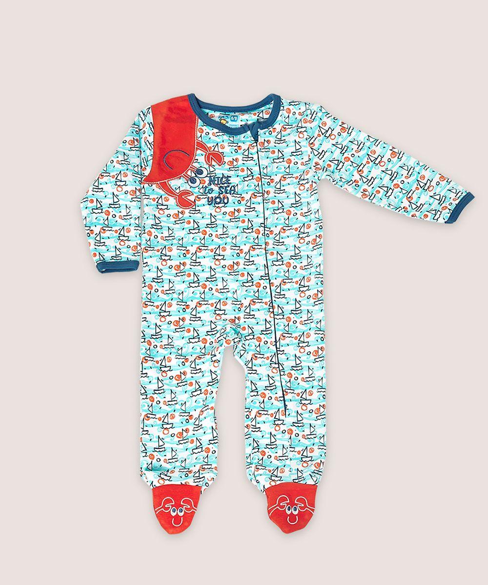 Pijama Enterito De Algodón Para Bebé-2