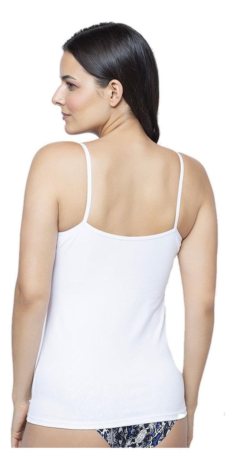 Camiseta Pabilo Algodón Elasticado Blanco-1