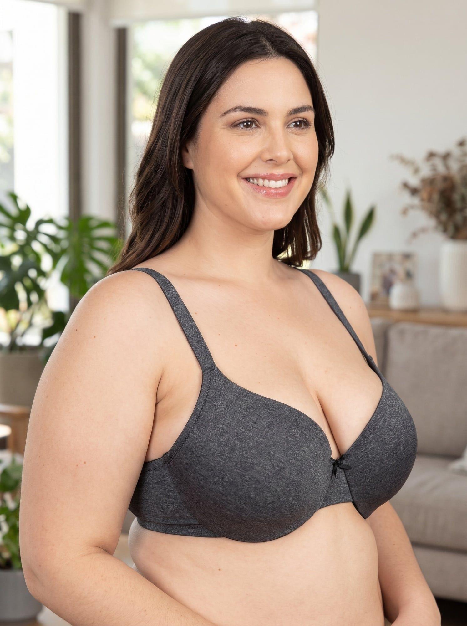 Sostén Microfibra Sin Arco Poliamida Mujer LADY GENNY-4