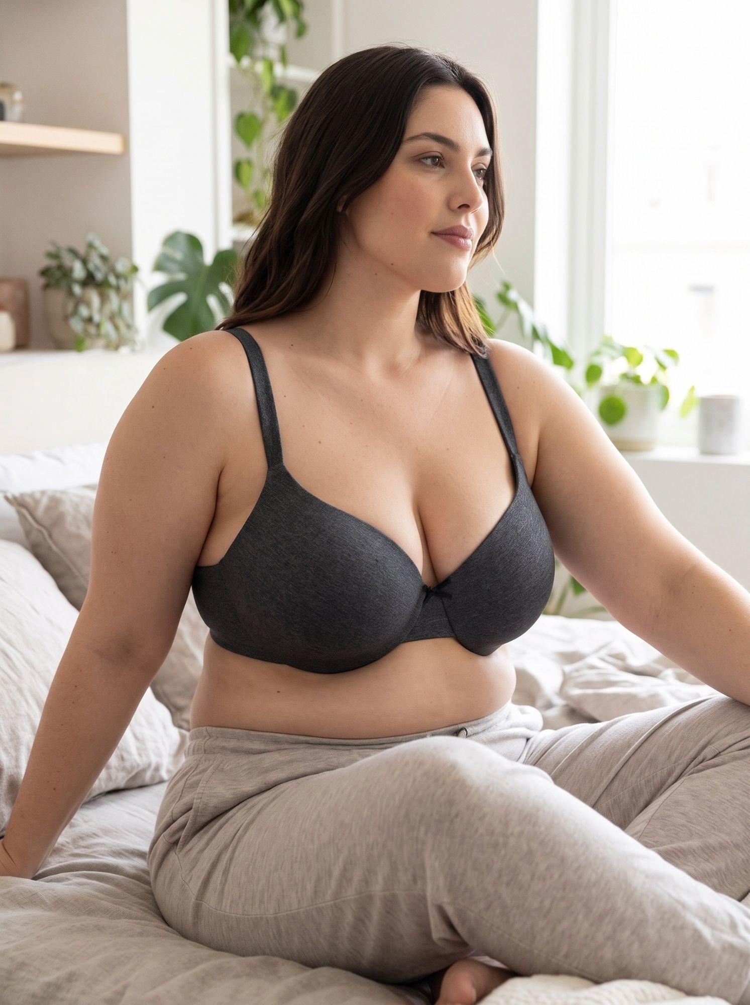 Sostén Microfibra Sin Arco Poliamida Mujer LADY GENNY-5