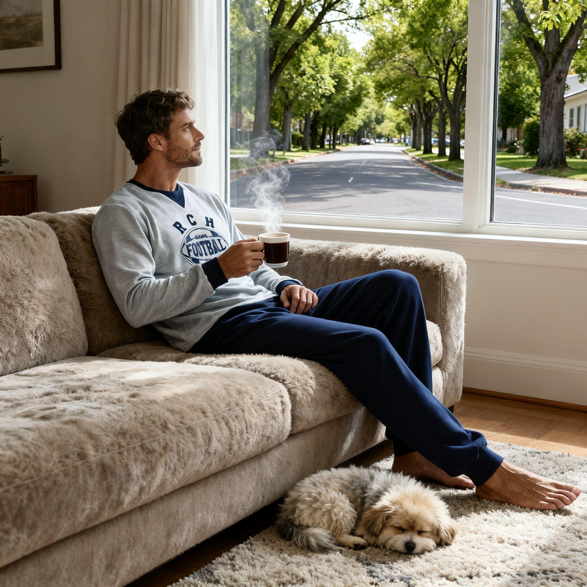 Pijama Micropolar Hombre | Comodidad y Estilo LADY GENNY-4