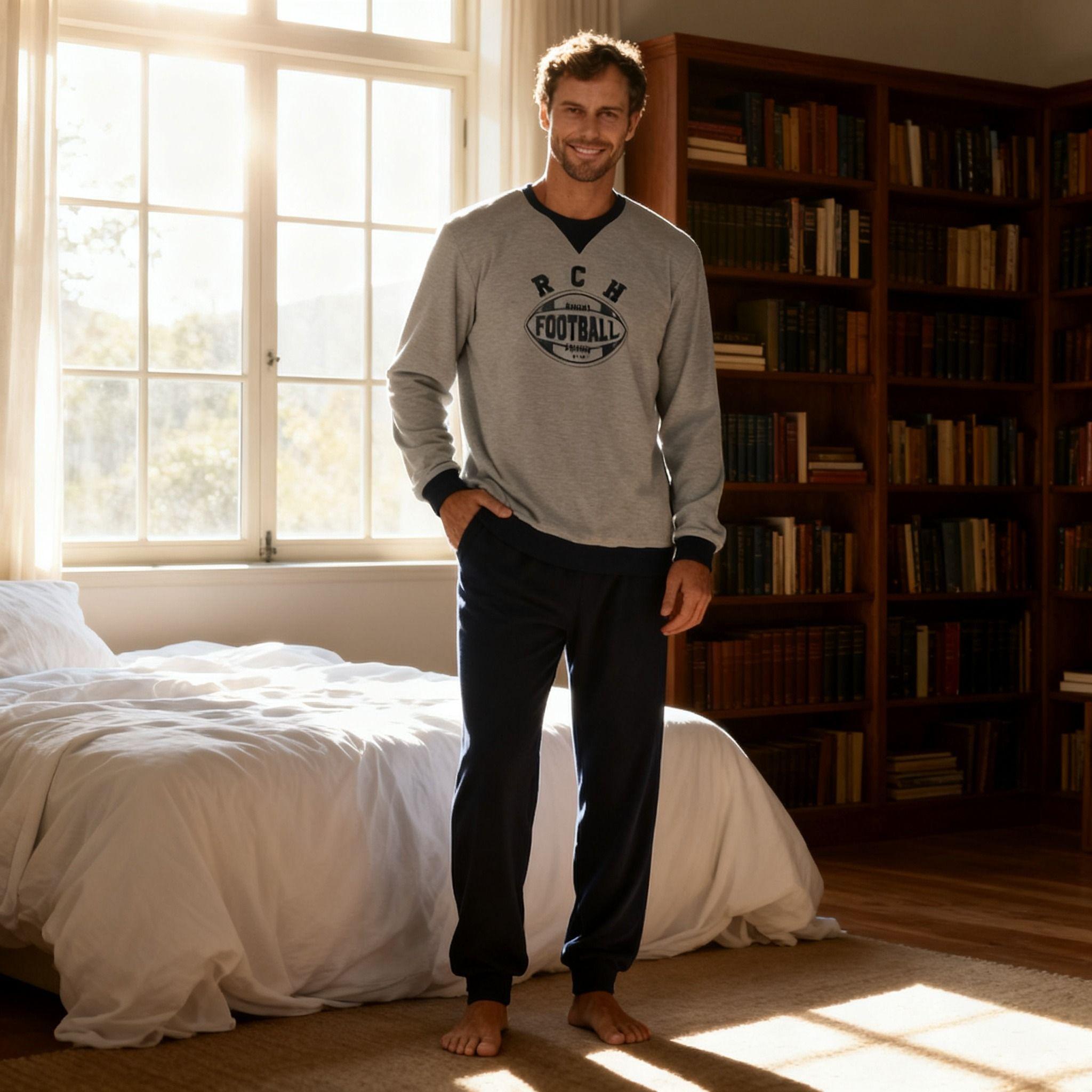 Pijama Micropolar Hombre | Comodidad y Estilo LADY GENNY-6