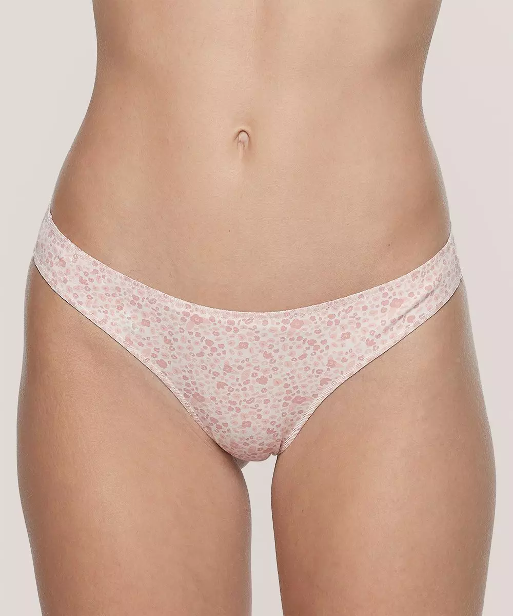 Calzon Tanga Bajo Algodon Estampado Mujer LADY GENNY-0
