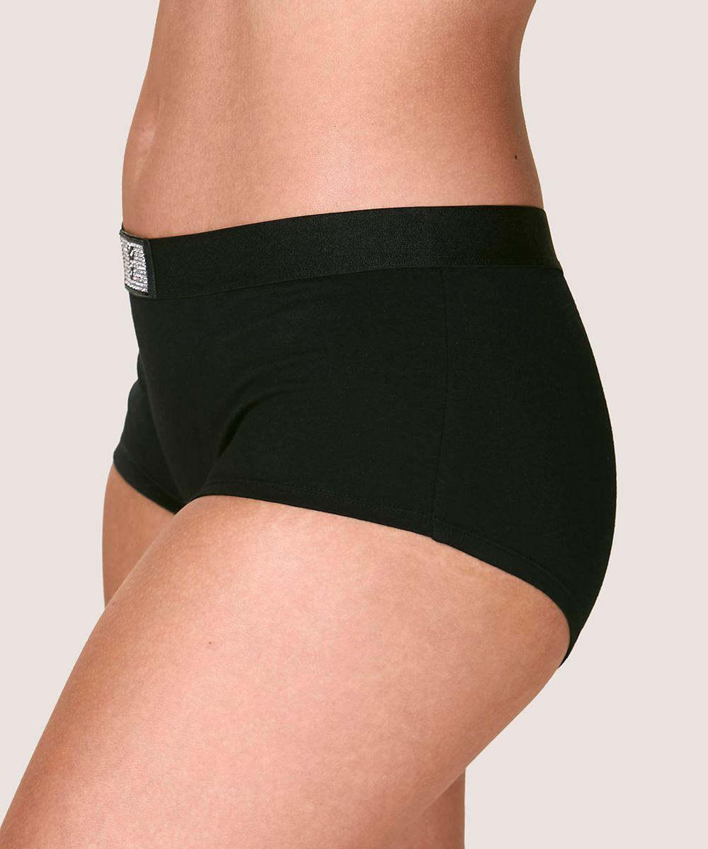 Pantaleta Algodón Con Strass | Cómoda Y Moderna-3