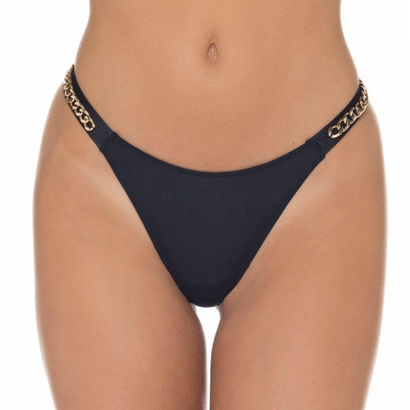 Colaless Microfibra con Cadena - Sexy y Elegante-0