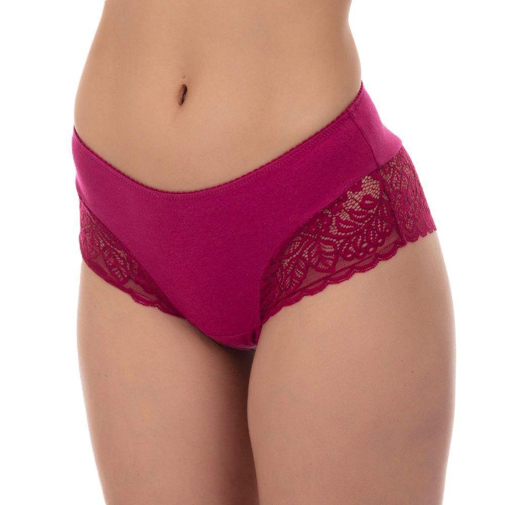 Pantaleta Algodón y Encaje-0