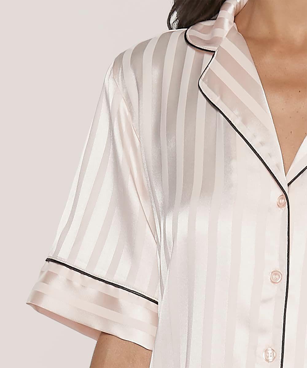 Camisola Satín Mujer con Diseños | Sofisticación Nocturna-0