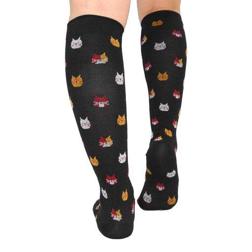 Bucaneras de Compresión Caritas de Gatos de Colores-1