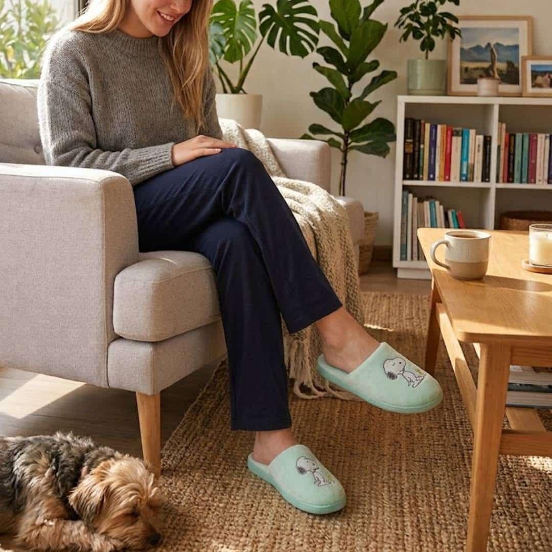 Pantuflas Snoopy Mujer | Suavidad y Alegría para Tu Hogar-7