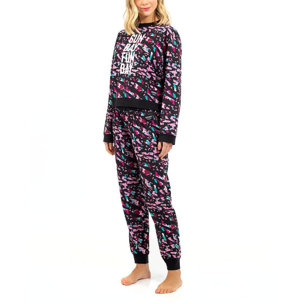 Pijama Trendy Algodón Estampado Lady Genny-1