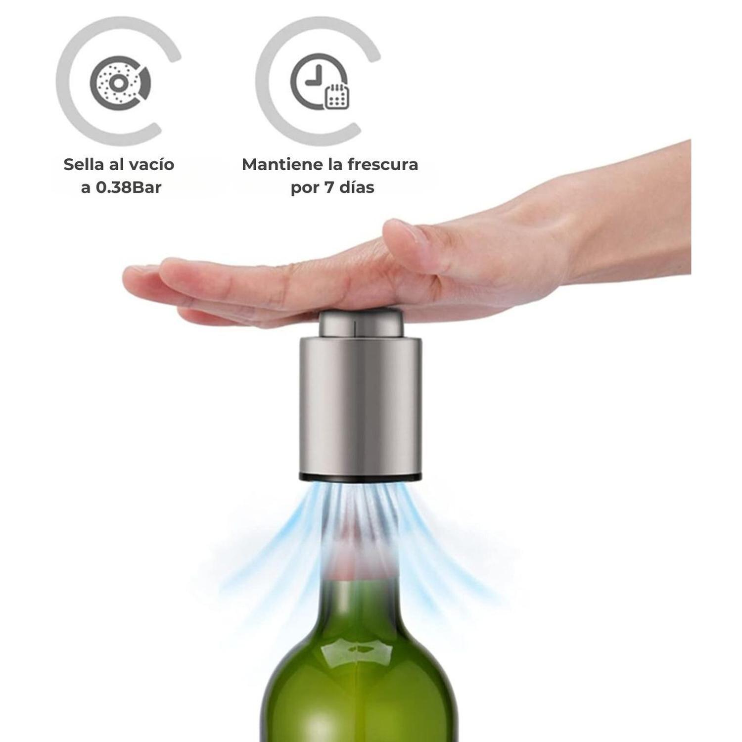 Tapón de Sellado al Vacío para Vino con Indicador de Fecha-5