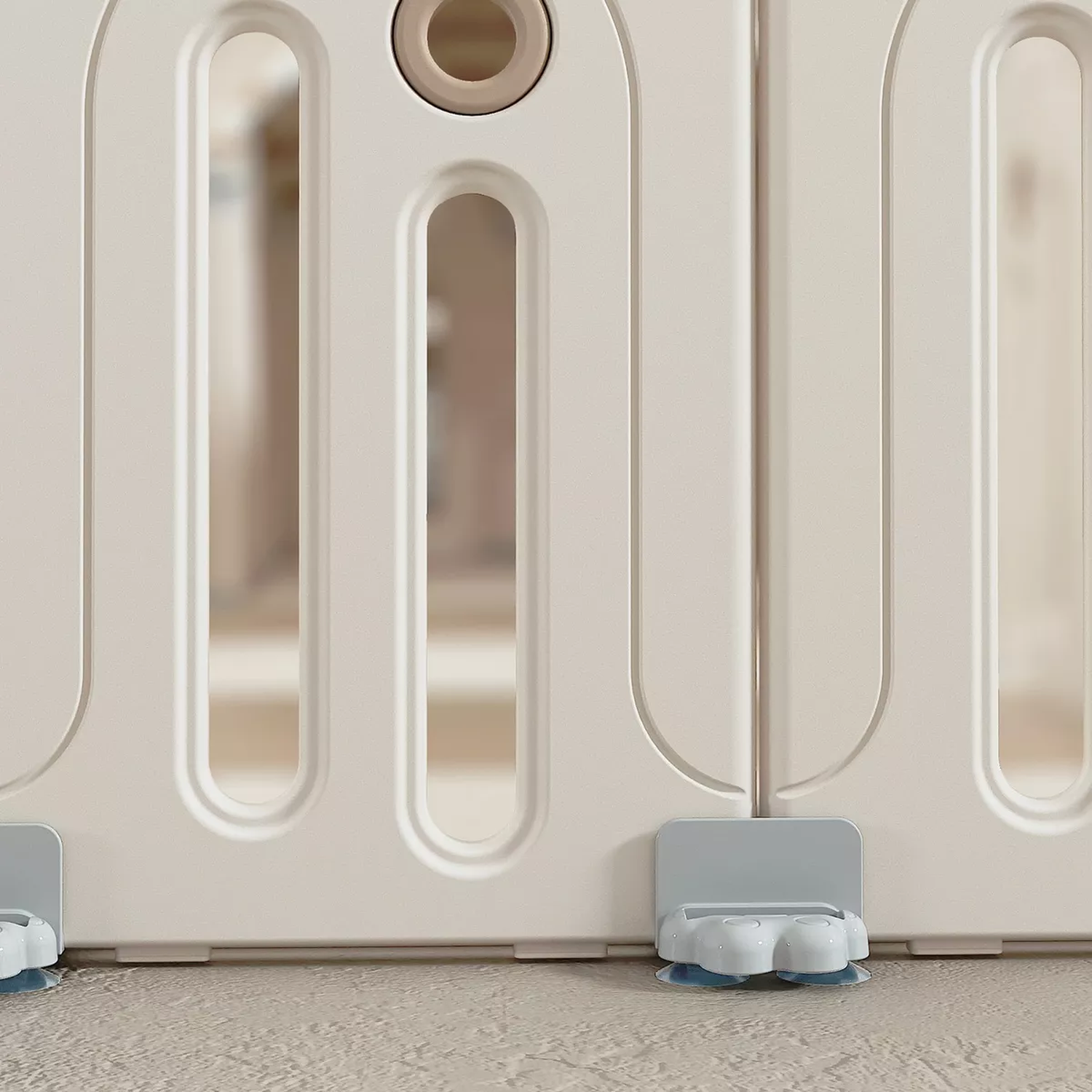 Corral para bebe con juegos Seguro y resistente con Pizarra Legos y Aro Basket-2