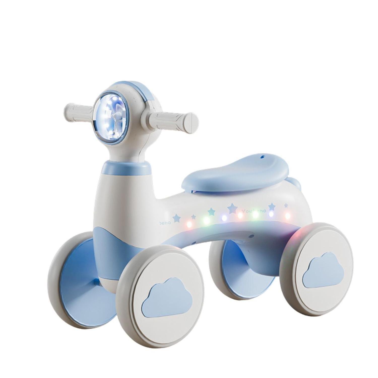 Correpasillos Nube 4 Ruedas Bebés Niños Colores Luces-0