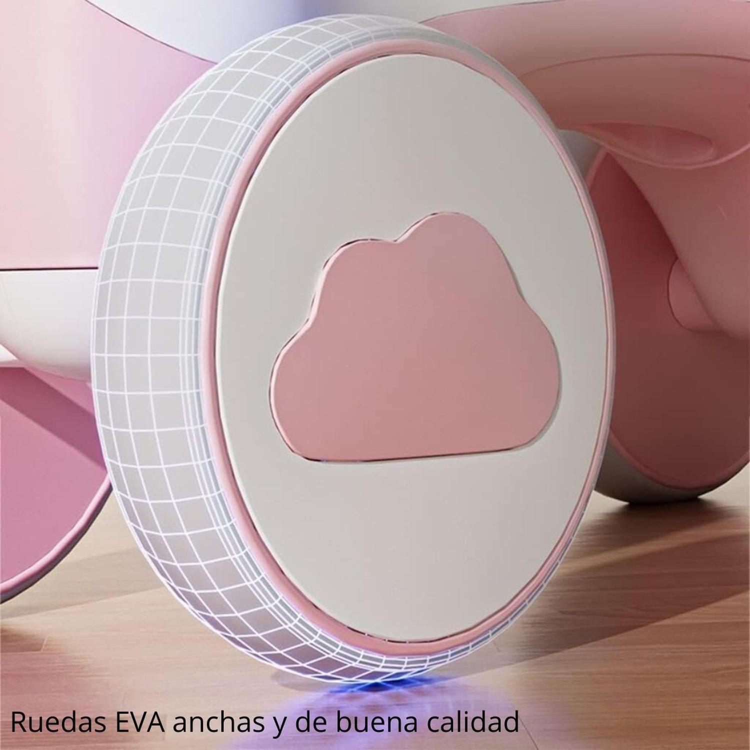 Correpasillos Nube 4 Ruedas Bebés Niños Colores Luces-5