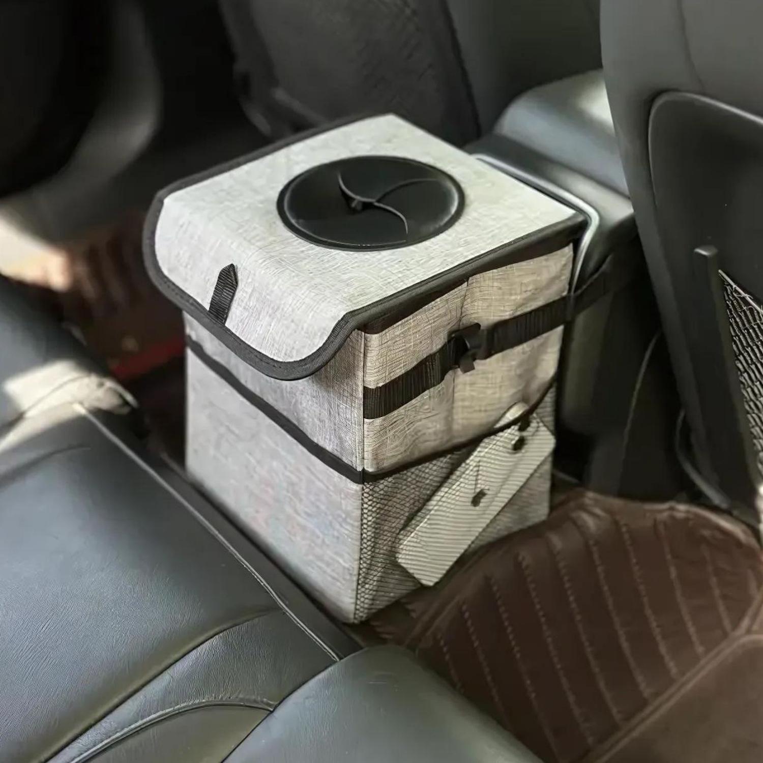 Organizador Cooler Basurero Ecologico Plegable Para Auto-2