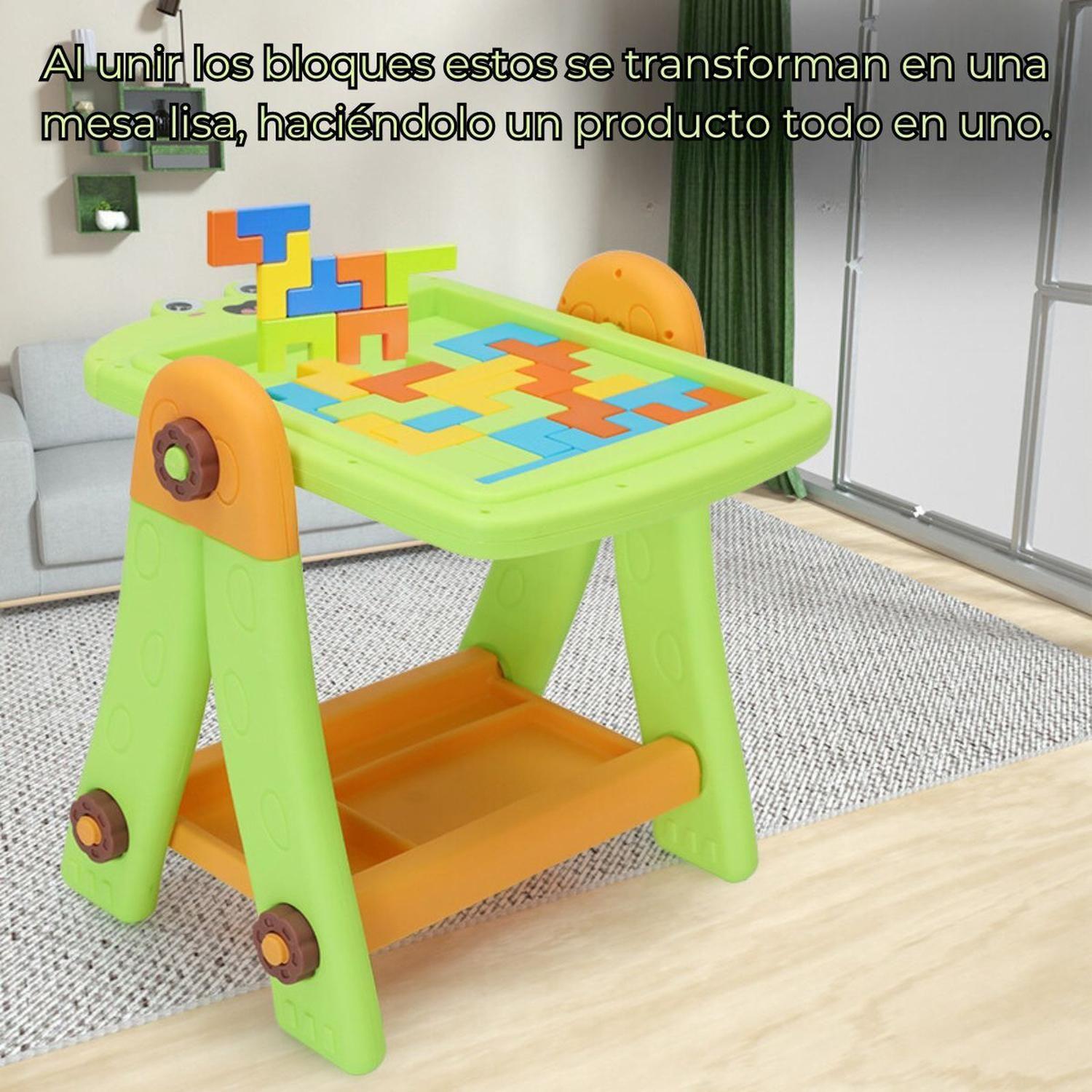 Pizarra Niños Interactiva Bloques y Plumón Animales Colores-2