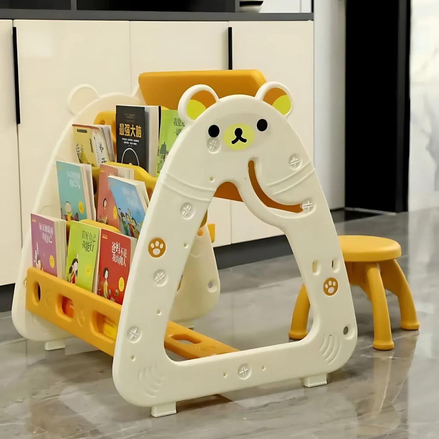 Set Mesa y Silla Bebé Niños con Estante y Pizarra 3 en 1-4
