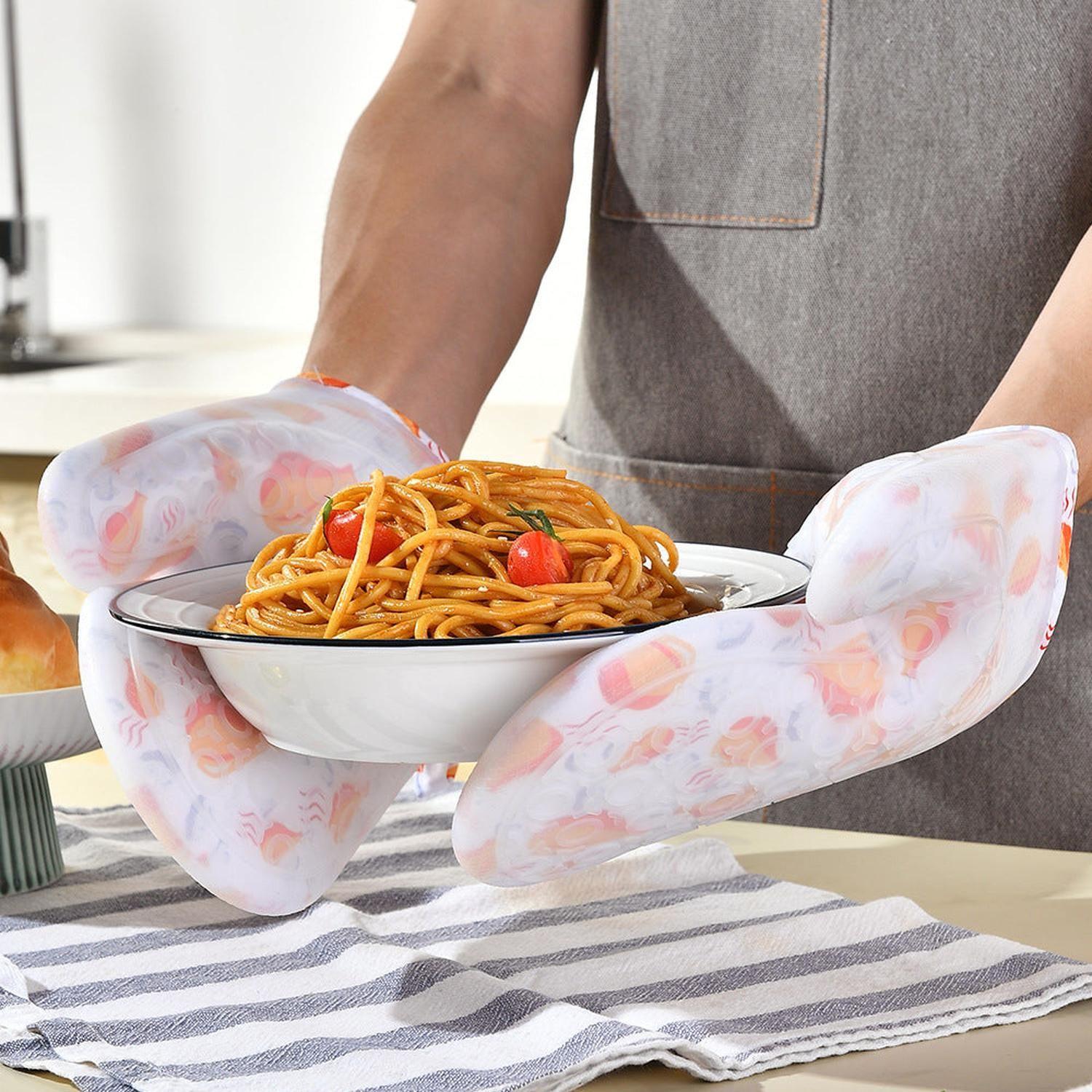 Guante Toma Ollas De Silicona Antideslizante Altas Temperaturas-2