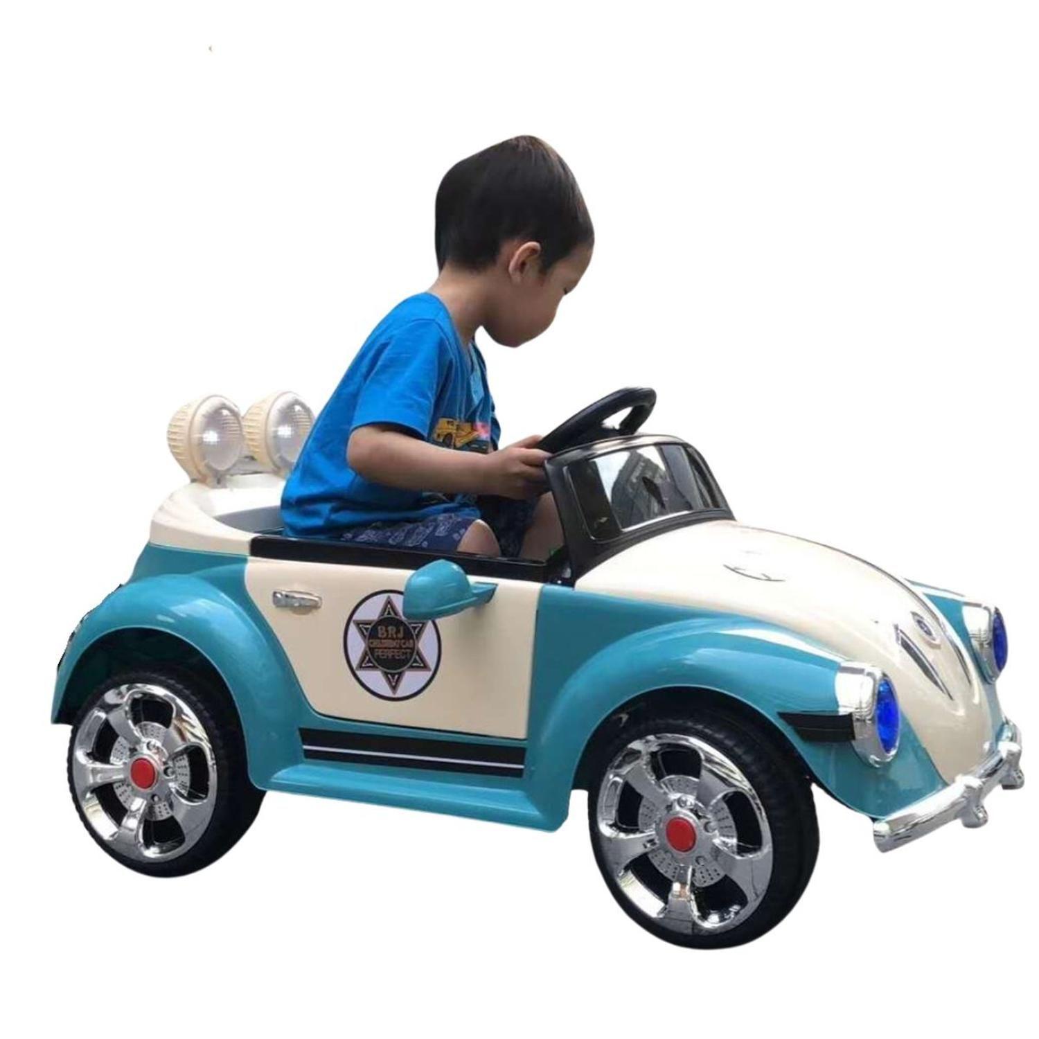 Auto a Batería Beetle para Niños Música y Luces-2