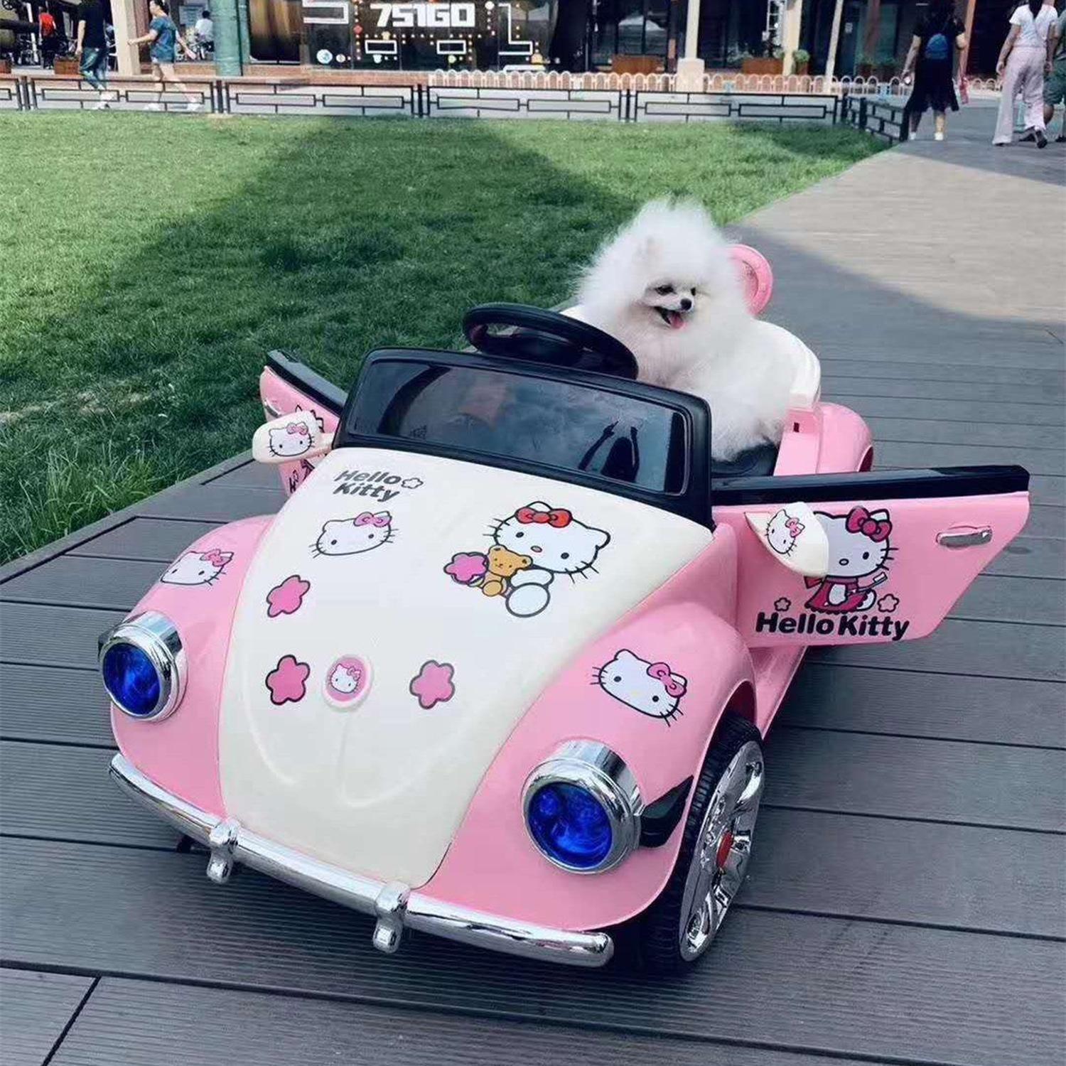 Auto a Batería Beetle para Niños Música y Luces-8